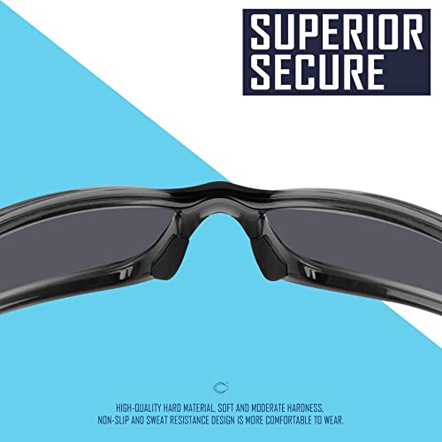 Image of SAUCER Replacement Nose Pieces Pads & Earsocks Temple Sleeve Rubber Kit for Oakley Chainlink | Chainlink Asian Fit Sunglass