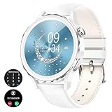 【Multifunktionale Damen Smartwatch】Weitere Funktionen: helle Bildschirmdauer-Einstellung, Stoppuhr, Timer, Wetter, Musik- und Kamerasteuerung, Wecker, Nicht-Stören-Modus, Sitzerinnerung, Wassererinnerung, Helligkeitseinstellung und mehr. Diese elegant gestaltete Smartwatch ist schön und einfach zu bedienen. Sie ist ein perfektes Geschenk für Freunde, Familie und Liebhaber.