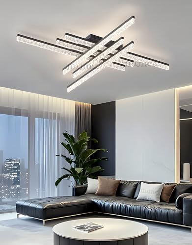 Plafonnier LED moderne avec télécommande luminaire salon chambre