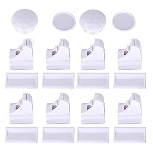 Cheapest Fabe Lot de 8 verrous magnétiques pour sécurité de bébé et enfant (8 verrous + 2 clés)