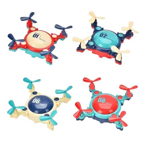 Image of SHAKTISM Toy Drone Stunt Car with Moving Fans, Inertial Friction Power Vehicle, Interactive Kids Toy, Random Colour - 1Pc
