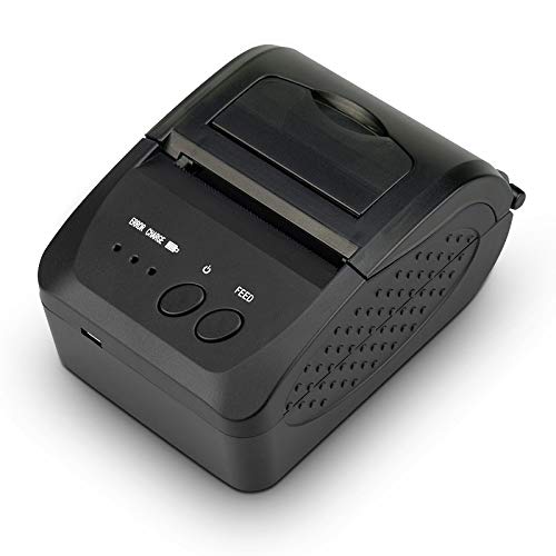 Hanks' sklep przenośna termiczna drukarka paragonowa Bluetooth 58 mm, wsparcie ładowania skarbów, drukarka danych