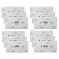 by Amazon 4-lagige Papiertaschentücher-Boxen, 1200 Stück, 12 Packungen mit 100