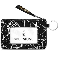 Marble-Black-Wallet Keychain
