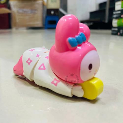 Image of Zinnia Hello Kitty Toy for Kids, Crawling Kitty Action Figure Movable Toy for Babies, Key Operated Wind Up Toys for Kids (Hello Kitty)