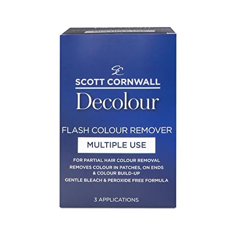 Scott Cornwall Decolour Flash Remover - Creates Balayage or Highlight Effects - Multiple Use Product - Creative Hair Colour Remover - No Peroxide Ammonia or Bleach - Salon Quality Results Cover