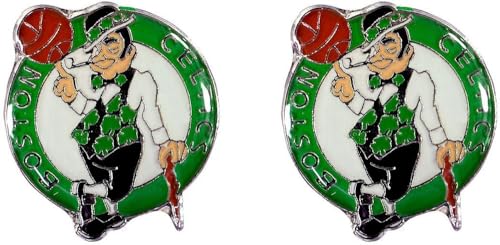 Aminco NBA Boston Celtics Logo Post Earrings