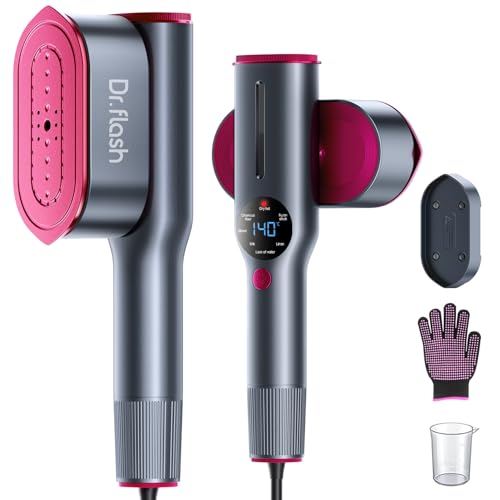 DRFLASH 2-in-1 Portable Steamer & Iron for Clothes Handheld Garment Steamer