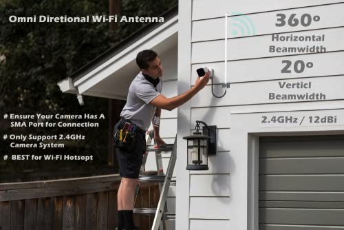 Techtoo Wifi Antenna Hight Gain Computer Networking Antenna Rp-Sma Female For Wifi Router Wireless Network Card Usb Adapter Security Ip Camera Video Surveillance Monitor Access Point Range Extender #TOP2