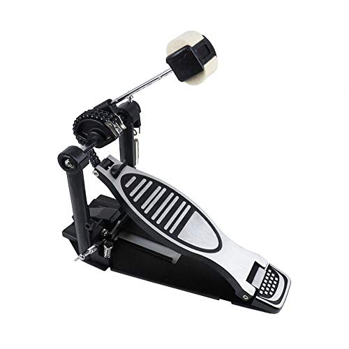 Bass drum pedal, load-bearing double-chain drum single step on hammer, step on hammer jazz drum pedal, step on mallet musical instrument accessories