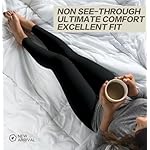 3 Pack Leggings for Women-No See-Through High Waisted Tummy Control Yoga Pants Workout Running Legging - Image 4