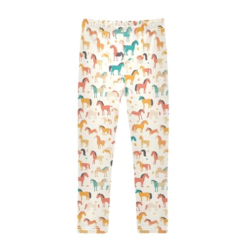 Killer Whale Girls Basic Leggings Casual Full Length Athleisure Pants Sports