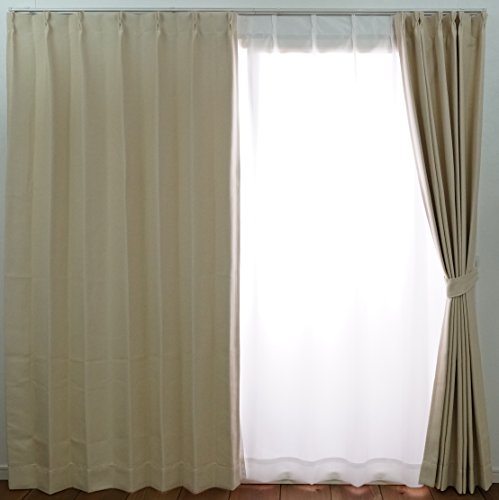 スミノエ カーテン アイボリー 100×178cm セーラ 遮光 アレルブロック V1111