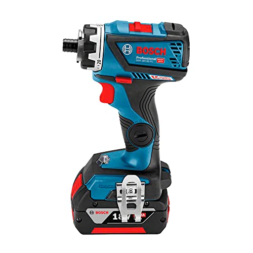 Bosch Furadeira Parafusadeira GSR 18V-60 FC 18V com 2 baterias, 1 carregador e maleta