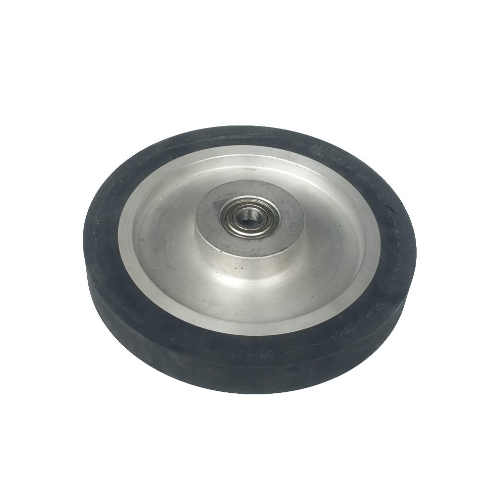 Kit di nastri abrasivi per ruote di contatto in gomma piena da 200 * 25 mm, parte della macchina per smerigliatura, B 15 mm installato