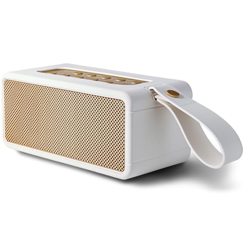 AT&T Essentials Retro 80W Bluetooth Speaker, IPX...