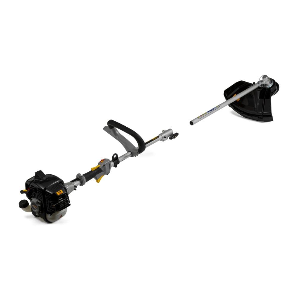 Alpina Multiherramienta AMT 26, Motor de gasolina de 25,4 cc, Con podadora telescópica, Accesorio cortasetos, Desbrozadora con hilo y cuchilla, Mango telescópico desmontable, Correa de hombro incluida