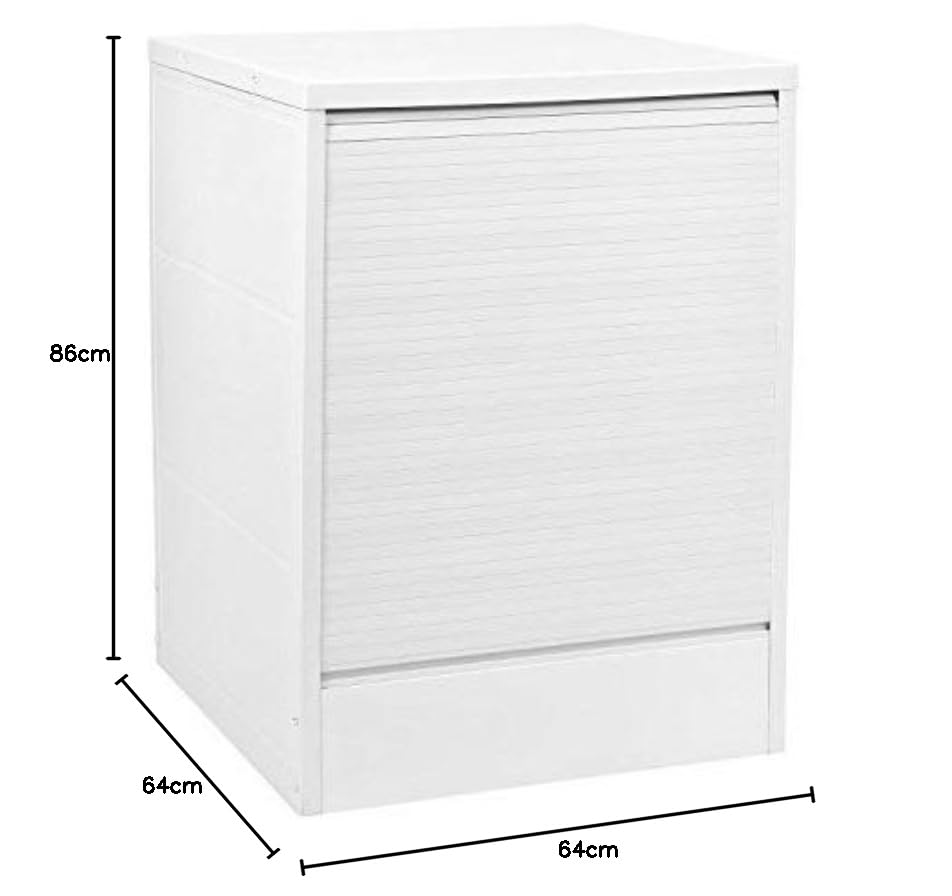 Trioplast ARMADIO BOX MOBILE COPRILAVATRICE RESINA LAVATRICE ASCIUGATRICE ESTERNO P. 68 cm