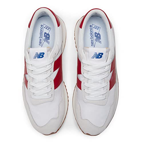 New Balance Tênis masculino clássico 237 V1, vermelho vinho, 45, Nimbus Cloud/Crimson, 11