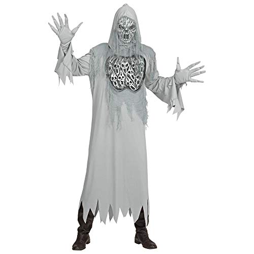 W WIDMANN MILANO Party Fashion - Costume fantôme hurlant, robe à capuche, gants, masque, démon, fantôme