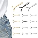 Détachable et pratique : les boucles de taille détachables sont faciles à retirer et à remettre en place, ce qui les rend pratiques pour le nettoyage et l'entretien vêtements, ajusteurs de boutons de jeans, pinces de taille de pantalon
