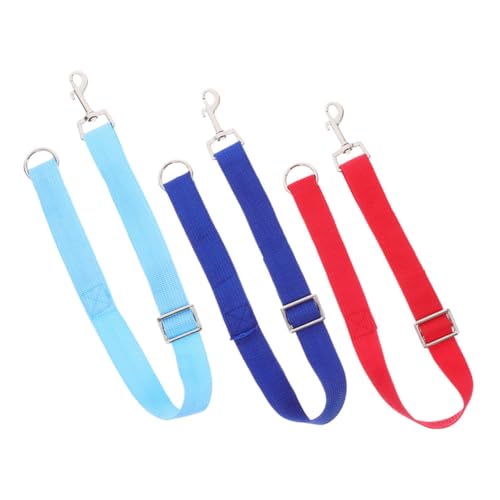 SUPVOX 3Pcs Adjustable Nylon Horse Water Bucket Straps Multi for Easy Feeding Hanging Durable and Versatile Buckets Tie Ropes for Horse Barn Supplies