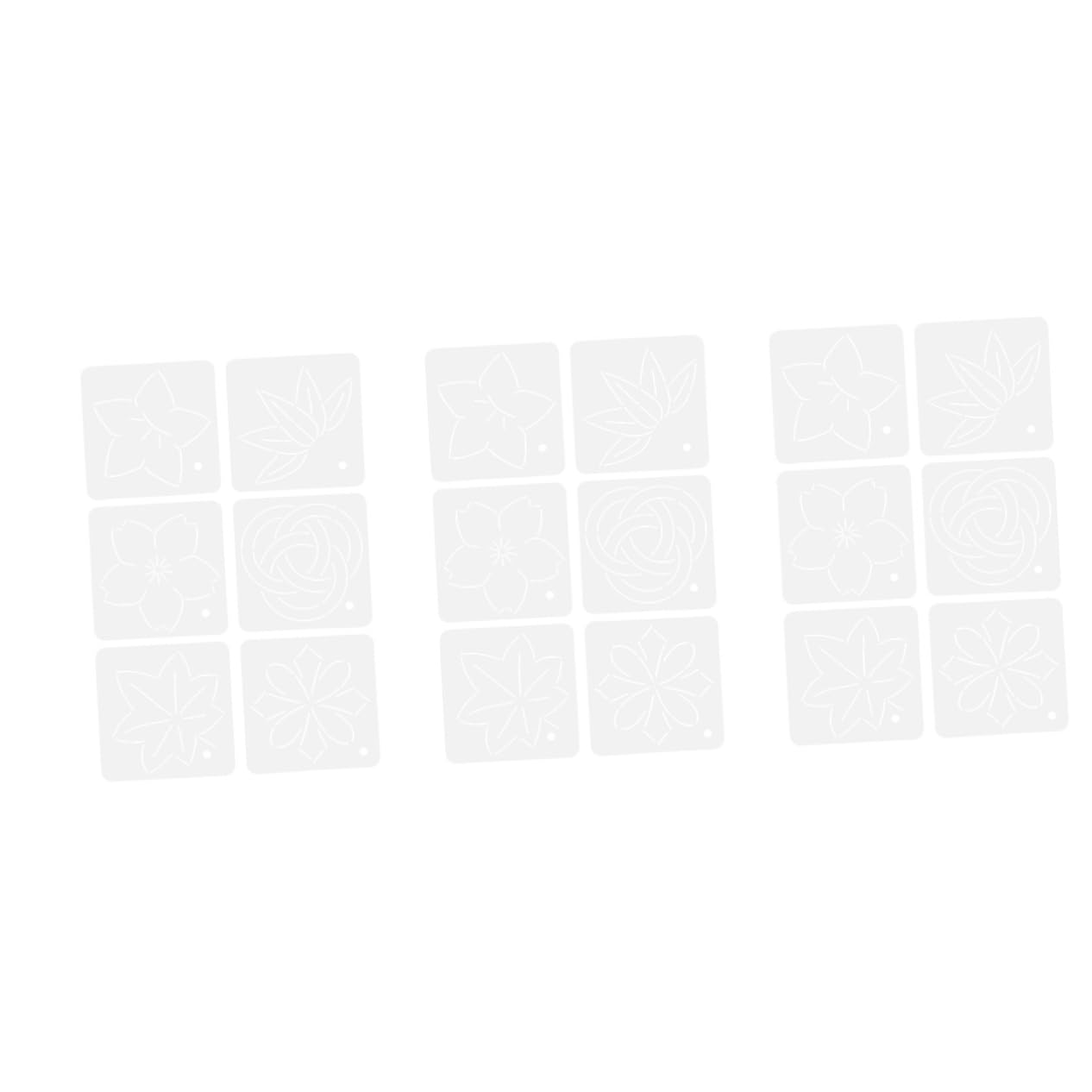 Tofficu 18pezzi Template Per Trapuntatura Per e Patchwork Multi- Per Abbigliamento e