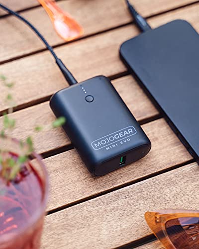 Batería externa portátil pequeña de 10000 mAh MOJOGEAR Mini EVO compatible con iPhone 2