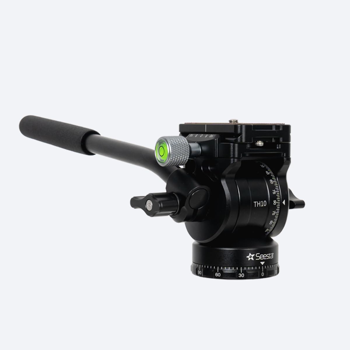 ZWO Seestar Stativkopf TH10 & Stativ TC20 für Seestar Smart-Teleskop, Fluidkopf für Äquatorialmodus, 360° Schwenk- und ±90° Neigefunktion, kompatibel mit DSLR-, System- und Videokameras TH10+TC20