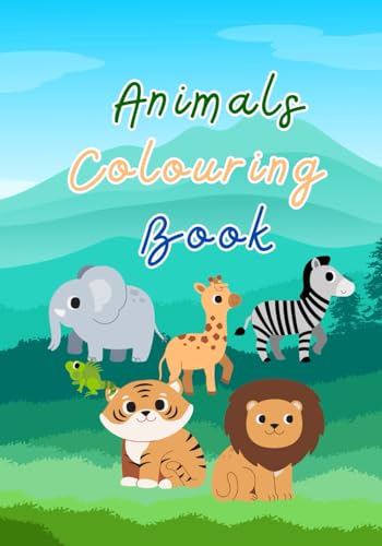  Animals Colouring Book