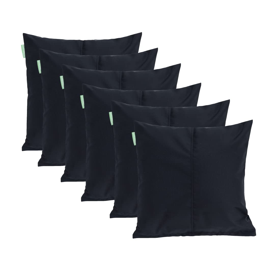 Gardenista Large Garden Scatter Cushion | Water Resistant Hollowfibre Filled Outdoor Seating Furniture Pillow | Great for Patio Rattan Chairs | Comfy & Lightweight (2, Grey) — view 18
