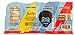 Bob Ross Flavor Palette Paintbrush Dipping Candy - One (1) 0.85 Oz Pack. 3 Fruity Flavors Strawberry, Blue Raspberry and Green Apple