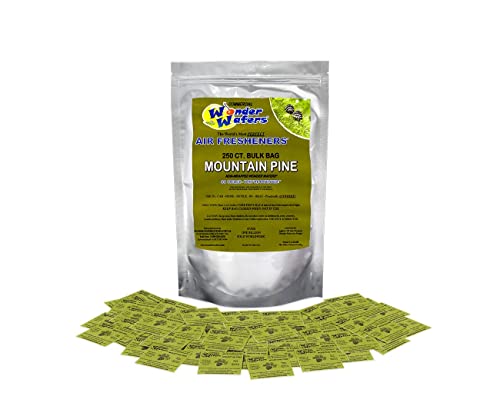 Wonder Wafers 250 Count Unwrapped Automobile Professional Use Air Fresheners Car and Truck Detail (Mountain Pine)