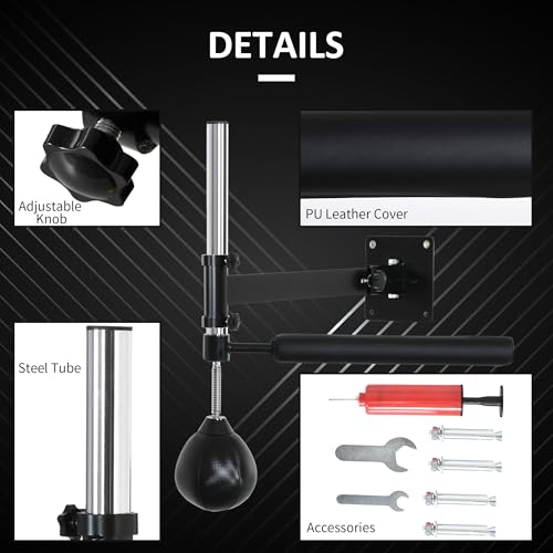 image for Soozier Lightweight Fast-Reflexes Speed Bag Boxing Punching Bag Wall M