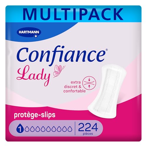 Protections anatomiques Confiance Lady 1 goutte pour stopper l'inconfort des fuites urinaires