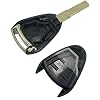 2 Buttons Replacement Key Fob Case Shell fit for Porsche 911 Cayman Boxster Carrera GT Keyless Remote Key Fob Cover