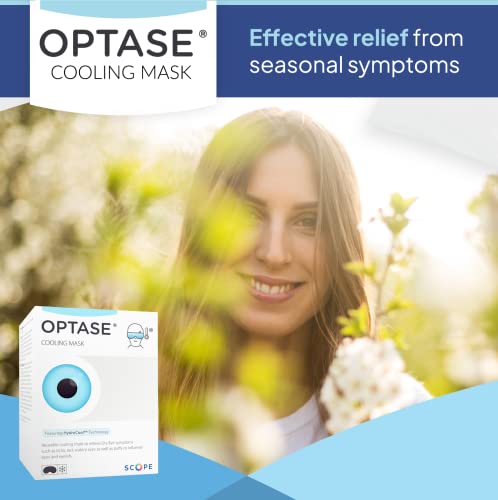 OPTASE Cooling Mask – Gel Eye Mask for Dry Eyes and Seasonal Inflammation Relief – Cold Compress with Innovative HydroCool Technology - Thumbnail 3