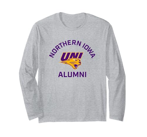University of Northern Iowa Panthers Arched Alumni Long Sleeve T-Shirt