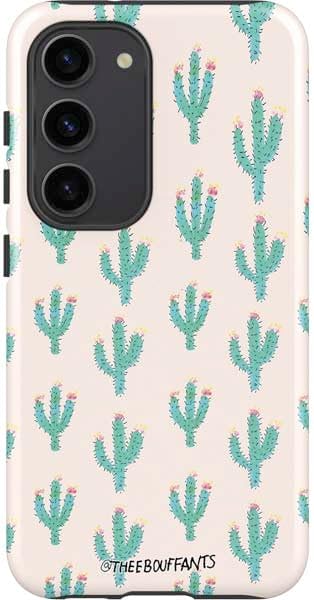 Skinit Pro Phone Case Compatible with Galaxy S23 - Officially Licensed Bouffants and Broken Hearts Party Flamingos Design