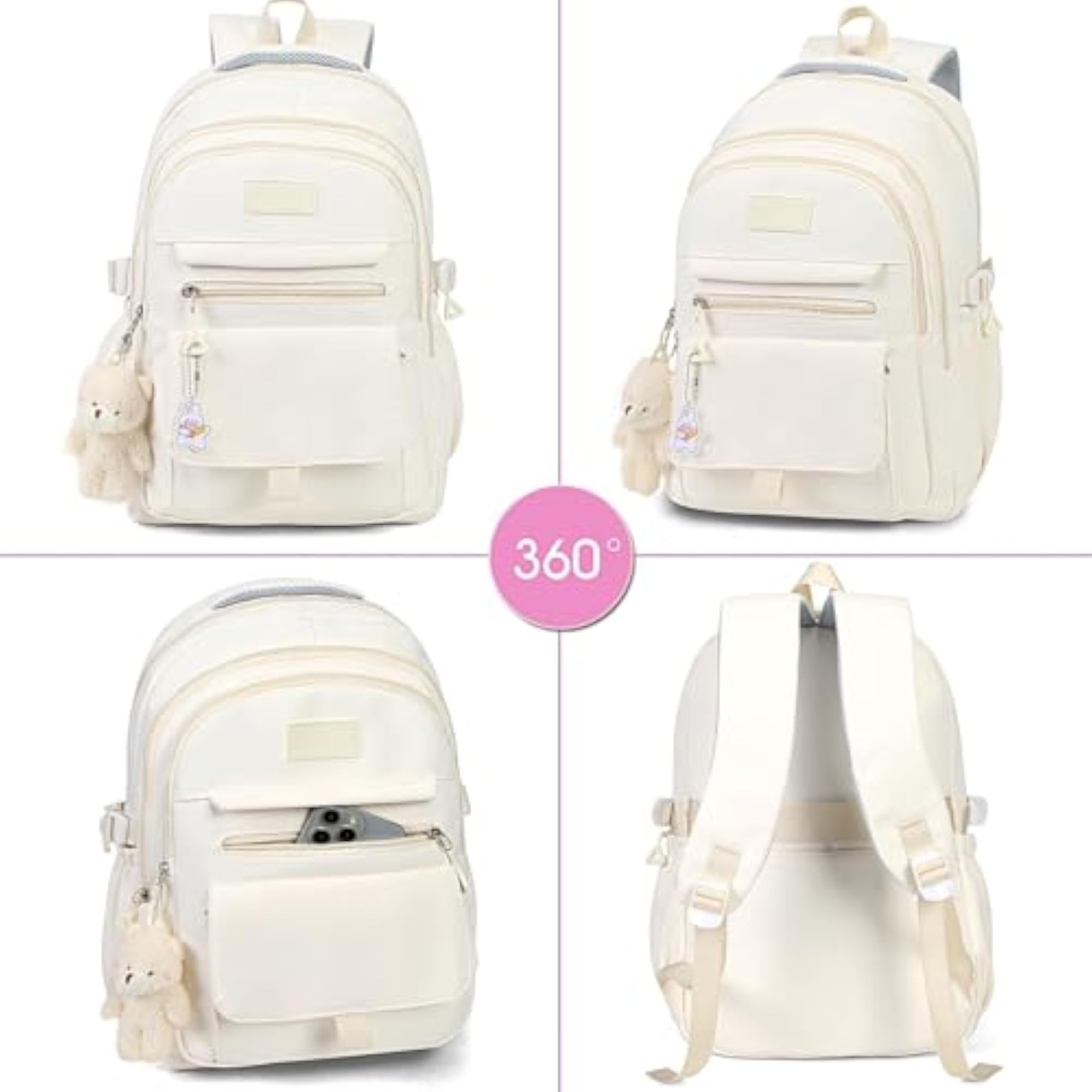 Cute Aesthetic Girls Backpack for College