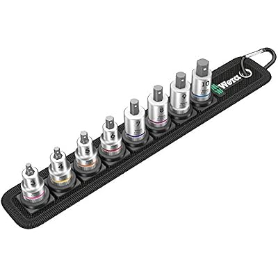 Wera 05003971001 Belt B 2 Zyklop In-Hex-Plus bit socket set with holding function, 3/8 drive, 8 pieces