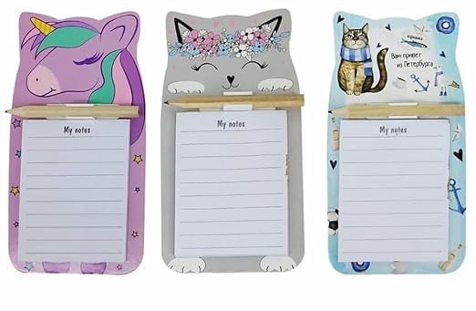 Levin Magnetic Notepad |grocery lists, reminders, and daily tasks for Fridge – Tear-Off Grocery List & To-Do List Pad Lined Writing Paper |With Magnetic Back (Any One) (MBXT MAGNETIC PAD SMALL)
