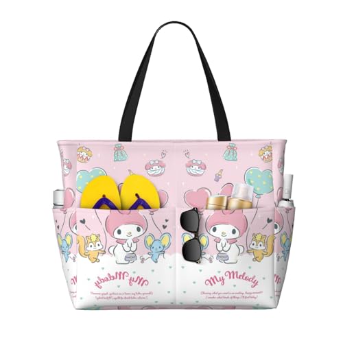 ALEXIASTAM サンリオ マイメロ ビーチバック トートバッグ ピンク ALEXIASTAM サンリオ マイメロ ビーチバック トートバッグ