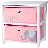 EDP 83499 Mini-Kommode für Kinder, mit 2 Schubladen, Einheitsgröße, Bunt