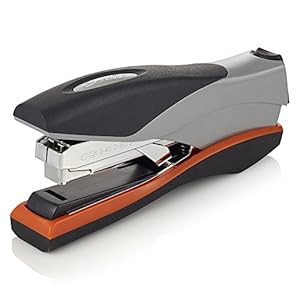 Swingline Stapler, 40 Sheet Capacity, Optima 40, Jam Free, Reduced Effort, Soft Grip, Metal, Orange and Gray (87845)