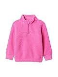 GAP Baby Girls Sherpa Top Dull Rose 2YRS