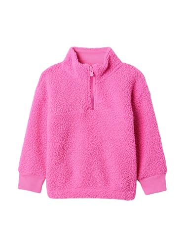 GAP Baby Girls Sherpa Top Dull Rose 2YRS