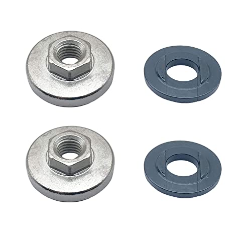 Écrous de serrage pour meuleuse d'angle M14, écrou de meuleuse d'angle, écrou de meuleuse d'angle, filetage M14, pince à écrou et convient pour meuleuse d'angle avec interface M14 (lot de 2) Cover