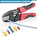 Plustool Crimping Tool for Insulated Electrical Connectors AWG 22-10 - Ratcheting Wire Terminal Crimper - Crimping Pliers - Crimper Tool Electrical - Crimp Tool
