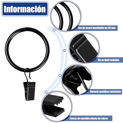 Mejores precios y opiniones de Anillos sujeción cortina ducha diseño original los más solicitados. 9 Imagen adicional